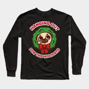 Hanging Holiday Puglie Long Sleeve T-Shirt